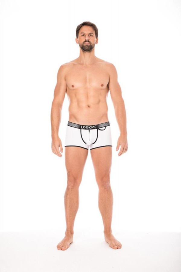 Weißer Herren Boxer Short 2003-68 von Look Me kaufen | Fesselliebe