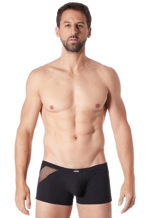 Schwarzer Herren Boxer Shorts 808-67 von Look Me kaufen | Fesselliebe