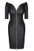 Schwarzes Minikleid Brmargherita001 von Demoniq Black Rose 2.0 Collection