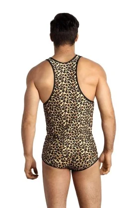 Herren Tank Top 053550 Leopard von Anais For Men