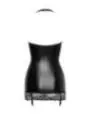 Powerwetlook-Minikleid mit Spitzenbesatz F280 von Noir Handmade kaufen - Fesselliebe
