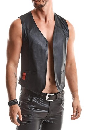 Herren Weste Rmoliver001 Schwarz von Regnes Fetish Planet kaufen | Fesselliebe