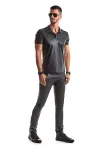 Herren T-Shirt Rmromano001 Schwarz von Regnes Fetish Planet kaufen - Fesselliebe