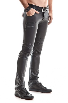 Lange Herren Hose Rmtommaso001 Schwarz von Regnes Fetish Planet kaufen | Fesselliebe