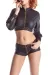 Schwarzer Kurze Damen Jacke Cbmartha001 von Demoniq Cash Baby Collection