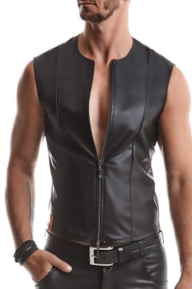 Herren Weste Rmottaviano001 Schwarz - kaufen | Fesselliebe