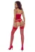 Rotes Hard Chic Corset von Provocative