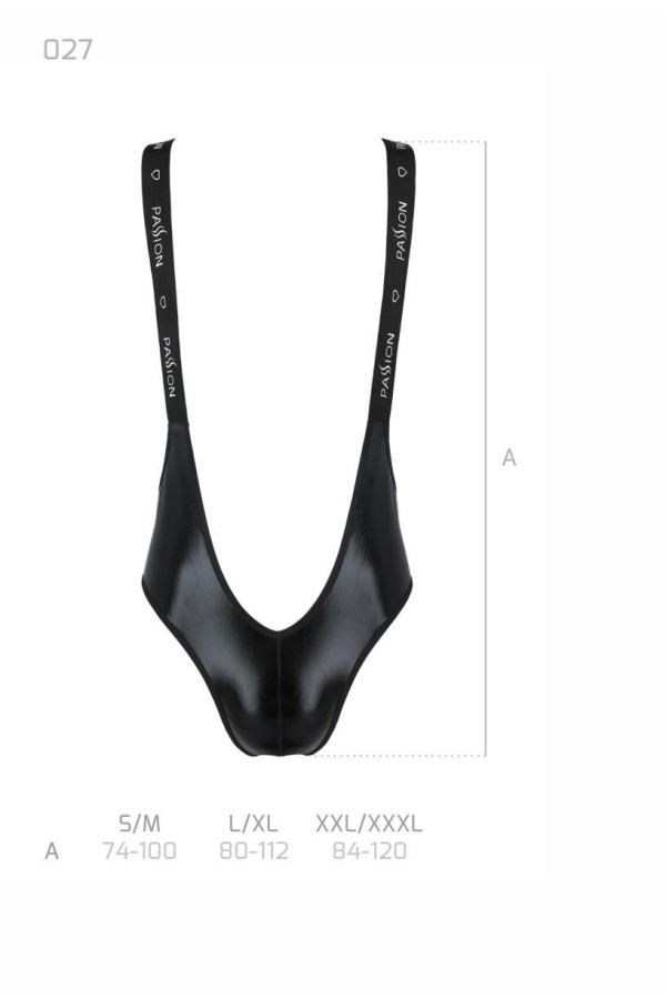 Schwarzer Body Ouvert 027 von Passion kaufen | Fesselliebe