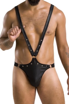 Schwarzer String-Body 028 von Passion kaufen | Fesselliebe
