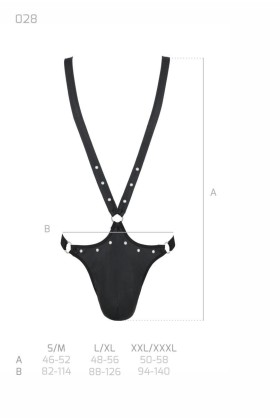 Schwarzer String-Body 028 von Passion kaufen | Fesselliebe