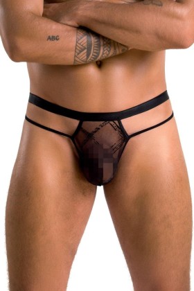 Schwarzer Männer String 029 von Passion kaufen | Fesselliebe