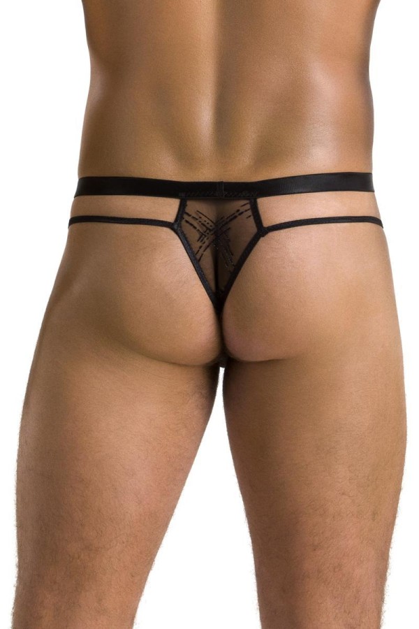Schwarzer Männer String 029 von Passion kaufen | Fesselliebe