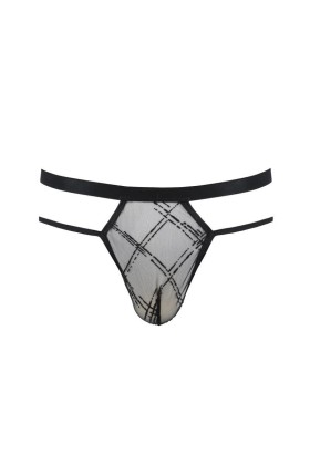 Schwarzer Männer String 029 von Passion kaufen | Fesselliebe