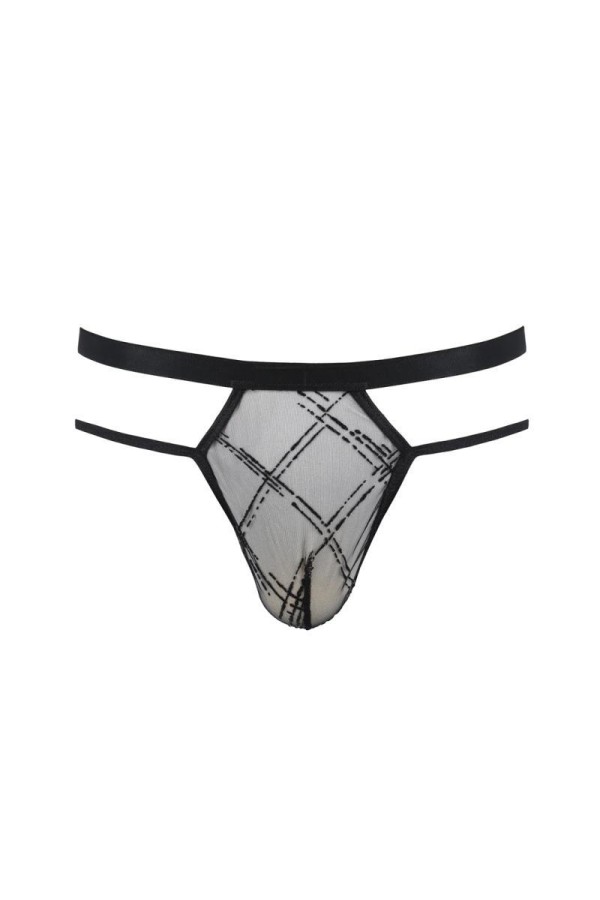 Schwarzer Männer String 029 von Passion kaufen | Fesselliebe