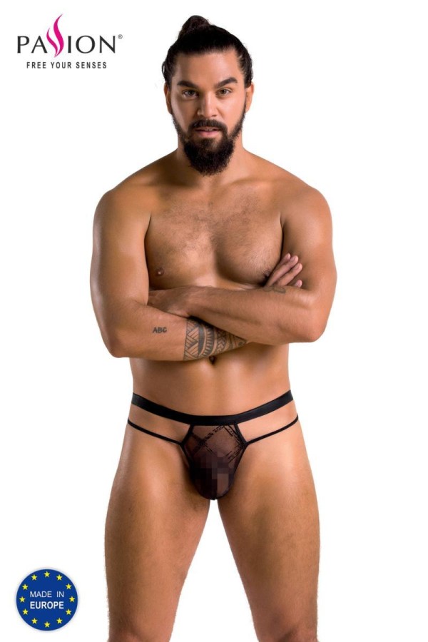 Schwarzer Männer String 029 von Passion kaufen | Fesselliebe