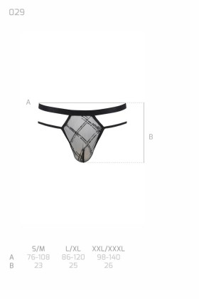 Schwarzer Männer String 029 von Passion kaufen | Fesselliebe