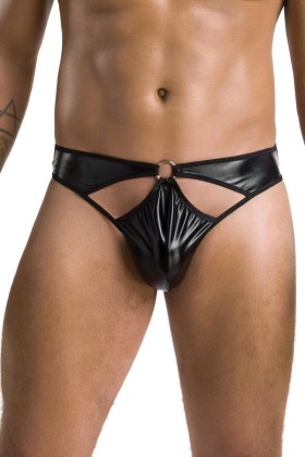 Schwarzer Männer String 033 von Passion kaufen | Fesselliebe