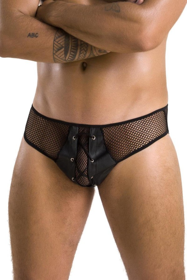Schwarzer Slip 035 von Passion kaufen | Fesselliebe