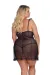 Schwarzes Negligee Aa053640 von Anais Apparel Plus Size