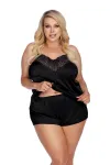 Schwarzes Set Aa053634 von Anais Apparel Plus Size kaufen - Fesselliebe