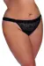 Schwarzer Knickers mit Spitze Aa053643 von Anais Apparel Plus Size