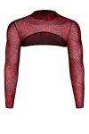 Crop Top Releonel001 Schwarz/Rot von Rfp Razor’s Edge Kollektion kaufen - Fesselliebe