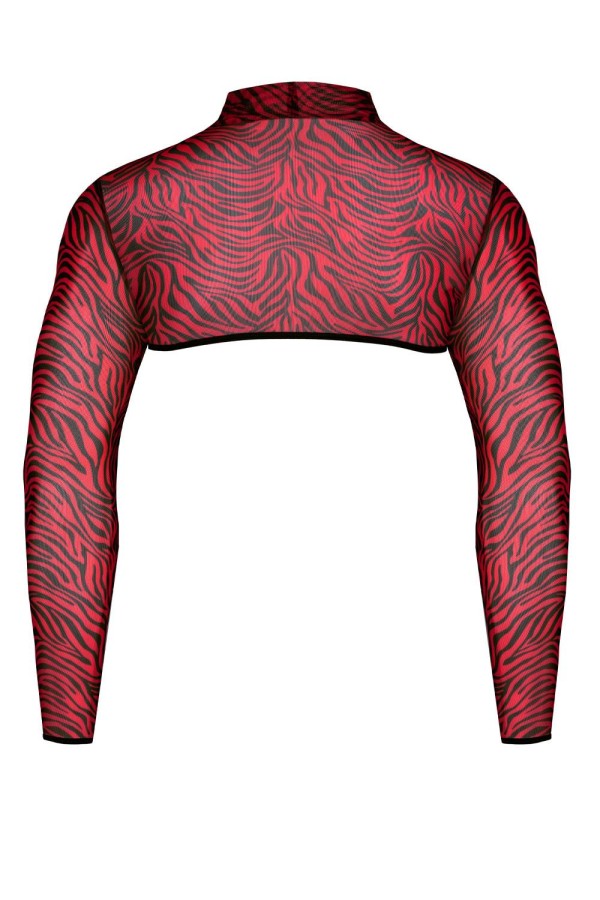 Crop Top Releonel001 Schwarz/Rot von Rfp Razor’s Edge Kollektion kaufen | Fesselliebe