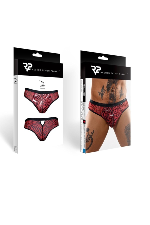 Netz-Slip Resamuel001 Schwarz/Rot von Rfp Razor’s Edge Kollektion kaufen | Fesselliebe