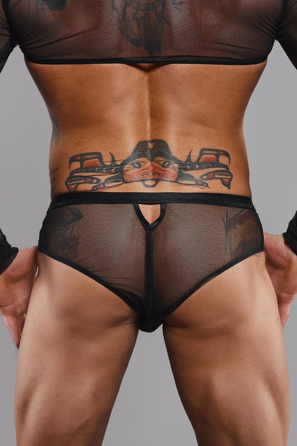 Netz-Slip Ouvert Reiker001 Schwarz von Rfp Razor’s Edge Kollektion kaufen | Fesselliebe