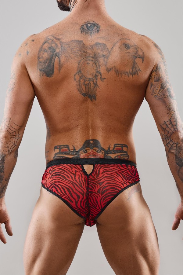 Netz-Slip Reandres001 Schwarz/Rot von Rfp Razor’s Edge Kollektion kaufen | Fesselliebe
