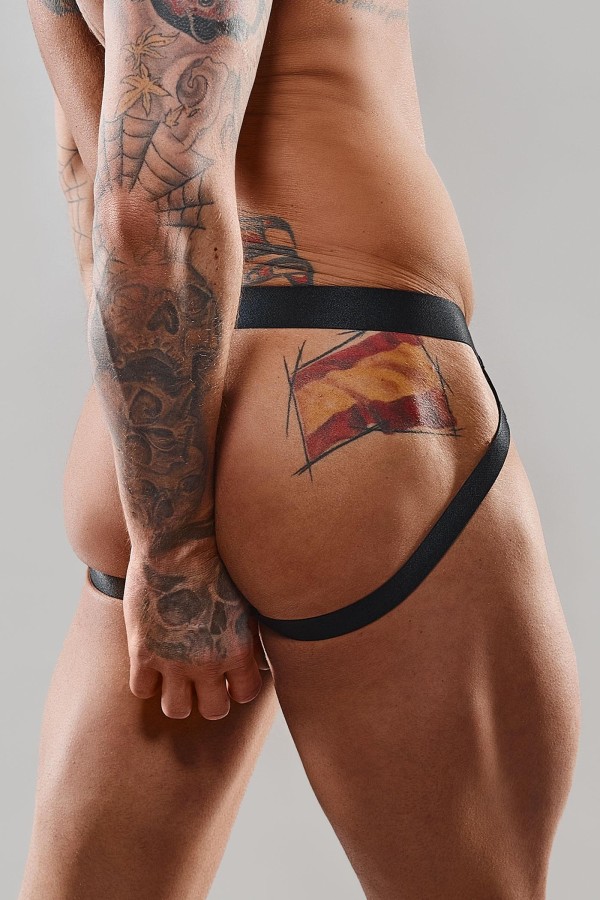 Jock Strap Repatrick001 Schwarz/Rot von Rfp Razor’s Edge Kollektion kaufen | Fesselliebe
