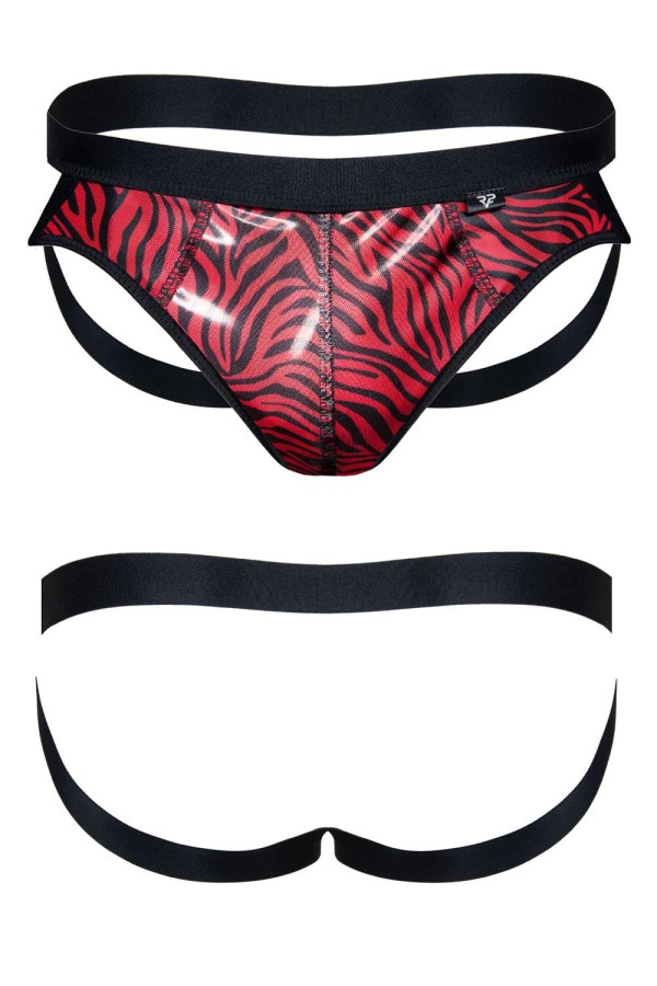 Jock Strap Repatrick001 Schwarz/Rot von Rfp Razor’s Edge Kollektion kaufen | Fesselliebe