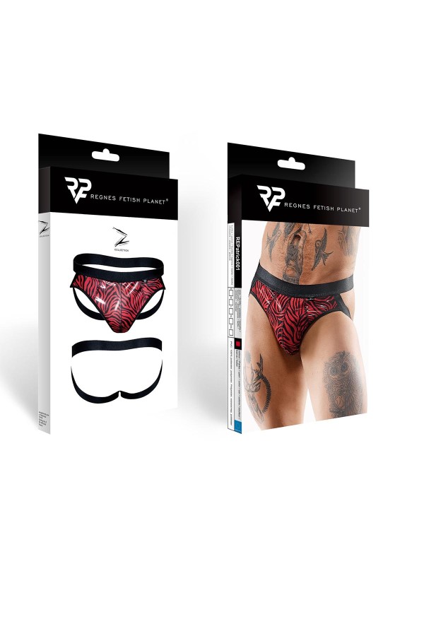 Jock Strap Repatrick001 Schwarz/Rot von Rfp Razor’s Edge Kollektion kaufen | Fesselliebe