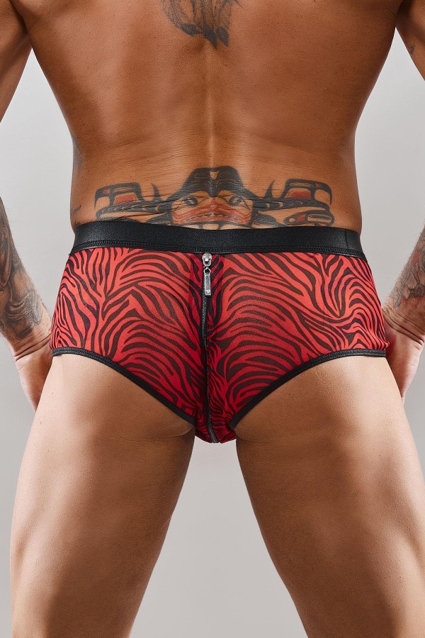 Netz-Slip Refranco001 Schwarz/Rot von Rfp Razor’s Edge Kollektion kaufen | Fesselliebe