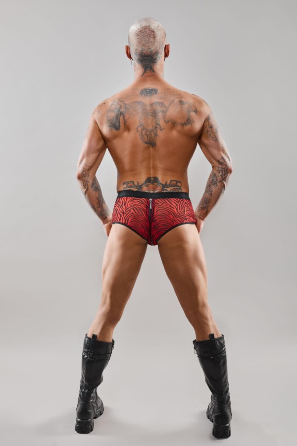 Netz-Slip Refranco001 Schwarz/Rot von Rfp Razor’s Edge Kollektion kaufen | Fesselliebe