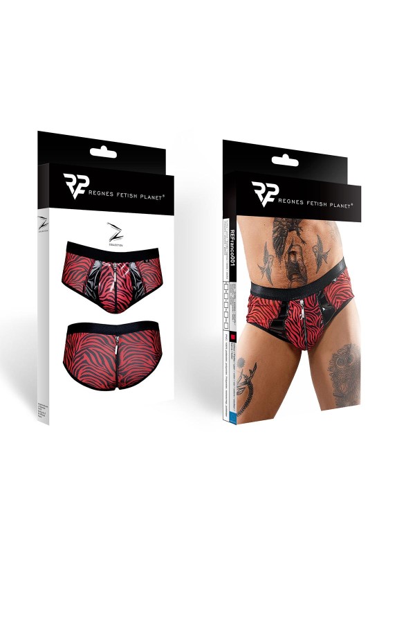 Netz-Slip Refranco001 Schwarz/Rot von Rfp Razor’s Edge Kollektion kaufen | Fesselliebe
