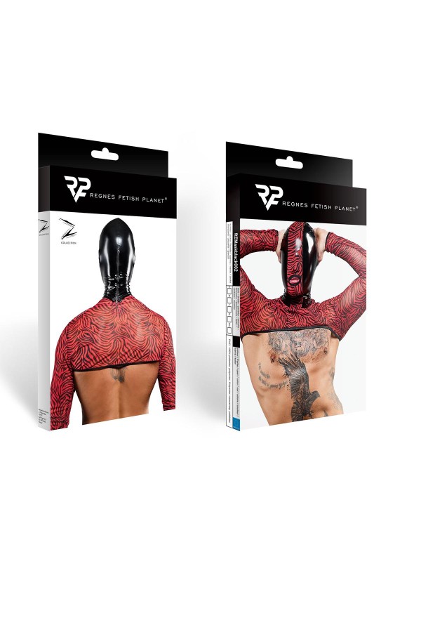 Maske Remaskblack002 Schwarz/Rot von Rfp Razor’s Edge Kollektion kaufen | Fesselliebe