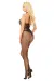 Schwarzer Bodystocking Ouvert 4514 von Softline