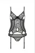 Schwarzes Corset Pa596615 von Passion