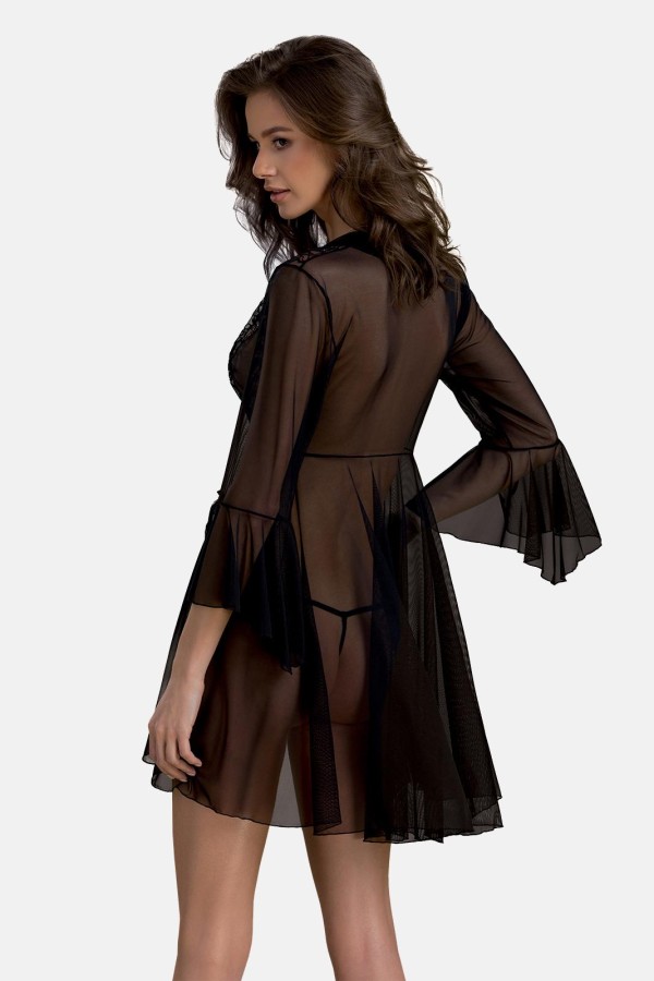 Schwarzes Peignoir Pa596618 von Passion kaufen | Fesselliebe