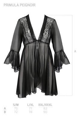 Schwarzes Peignoir Pa596618 von Passion kaufen | Fesselliebe