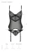 Schwarzes Corset Pa596657 von Passion