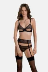 Schwarzes 3-Teilges Set Pa596663 von Passion kaufen - Fesselliebe