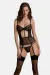 Schwarzes Corset Pa596645 von Passion