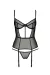 Schwarzes Corset Pa596645 von Passion