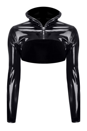 Schwarze Kurze Jacke Tdnele001 von Demoniq Total Domination Collection kaufen | Fesselliebe