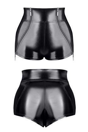 Schwarze Damen Shorts Tdmona001 von Demoniq Total Domination Collection kaufen | Fesselliebe