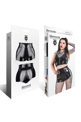 Schwarze Damen Shorts Tdmona001 von Demoniq Total Domination Collection kaufen | Fesselliebe