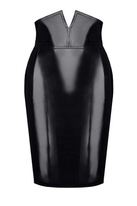 Schwarzer Damen-Rock Tdfinija001 von Demoniq Total Domination Collection kaufen | Fesselliebe