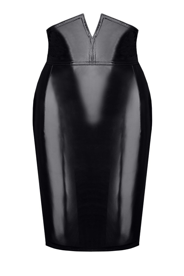 Schwarzer Damen-Rock Tdfinija001 von Demoniq Total Domination Collection kaufen | Fesselliebe